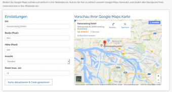 Integration Google Maps