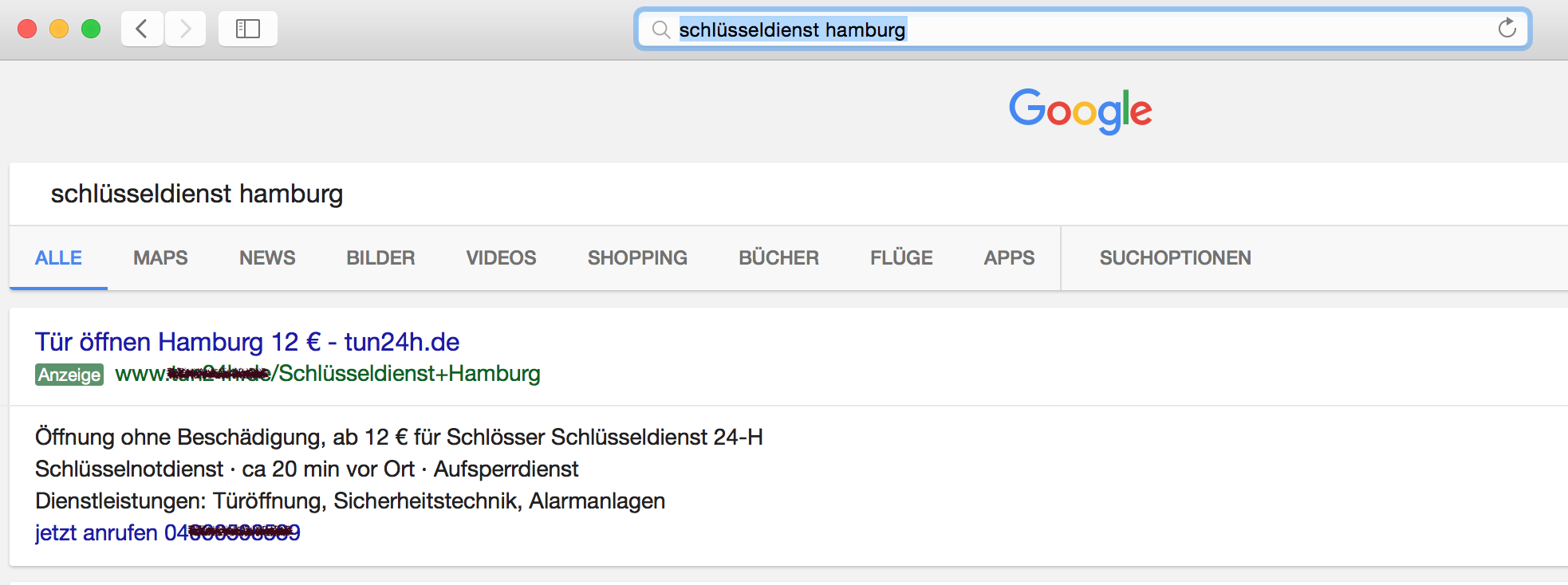 Google Anruferweiterungen