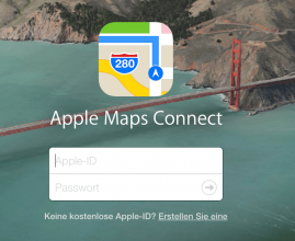 Apple Maps Eintrag