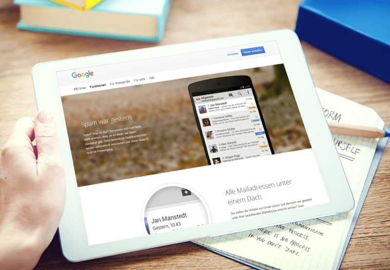 Google Gmail Werbung