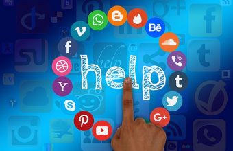 social media icons als kreis